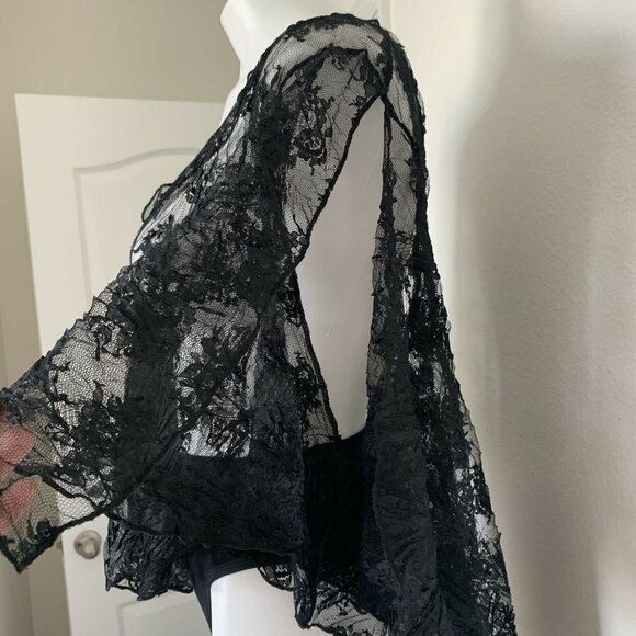 Blue Life Black Lace Swim Coverup - Picture 6 of 10